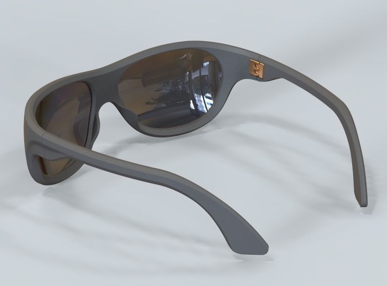 Sunglass-02 3D print model_37