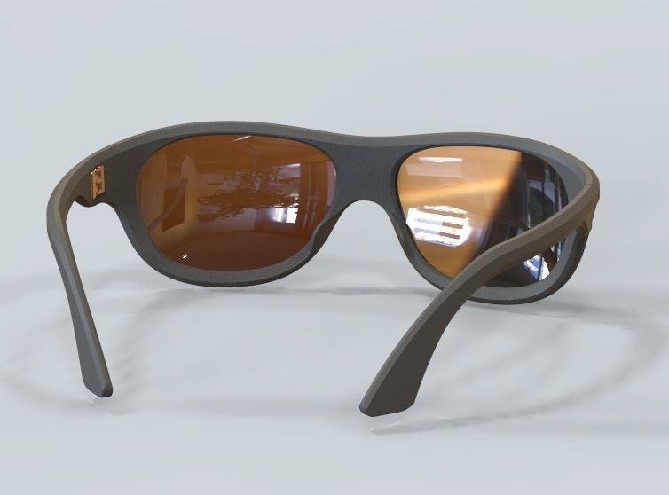 Sunglass-02 3D print model_32