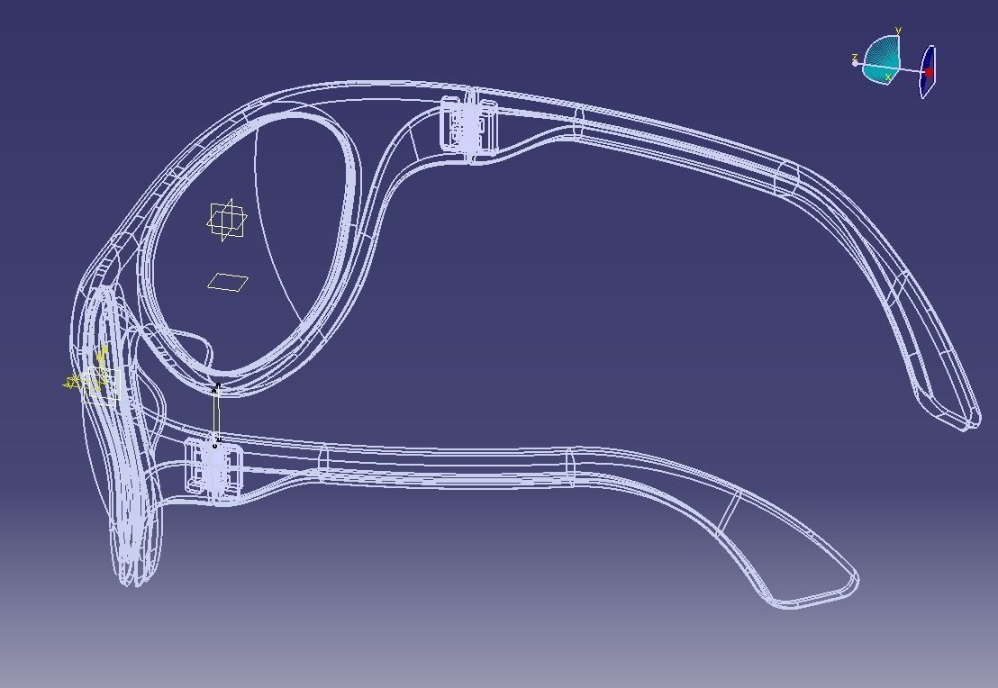 Sunglass-02 3D print model_31