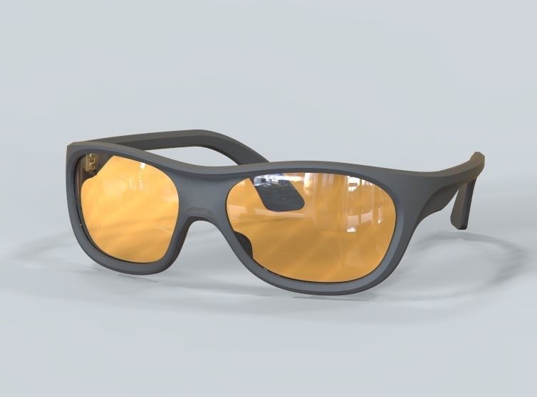Sunglass-02 3D print model_3