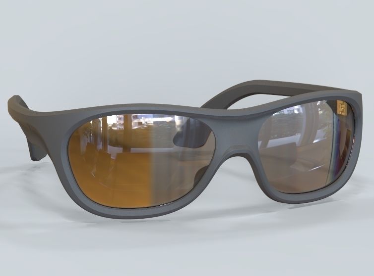 Sunglass-02 3D print model_66