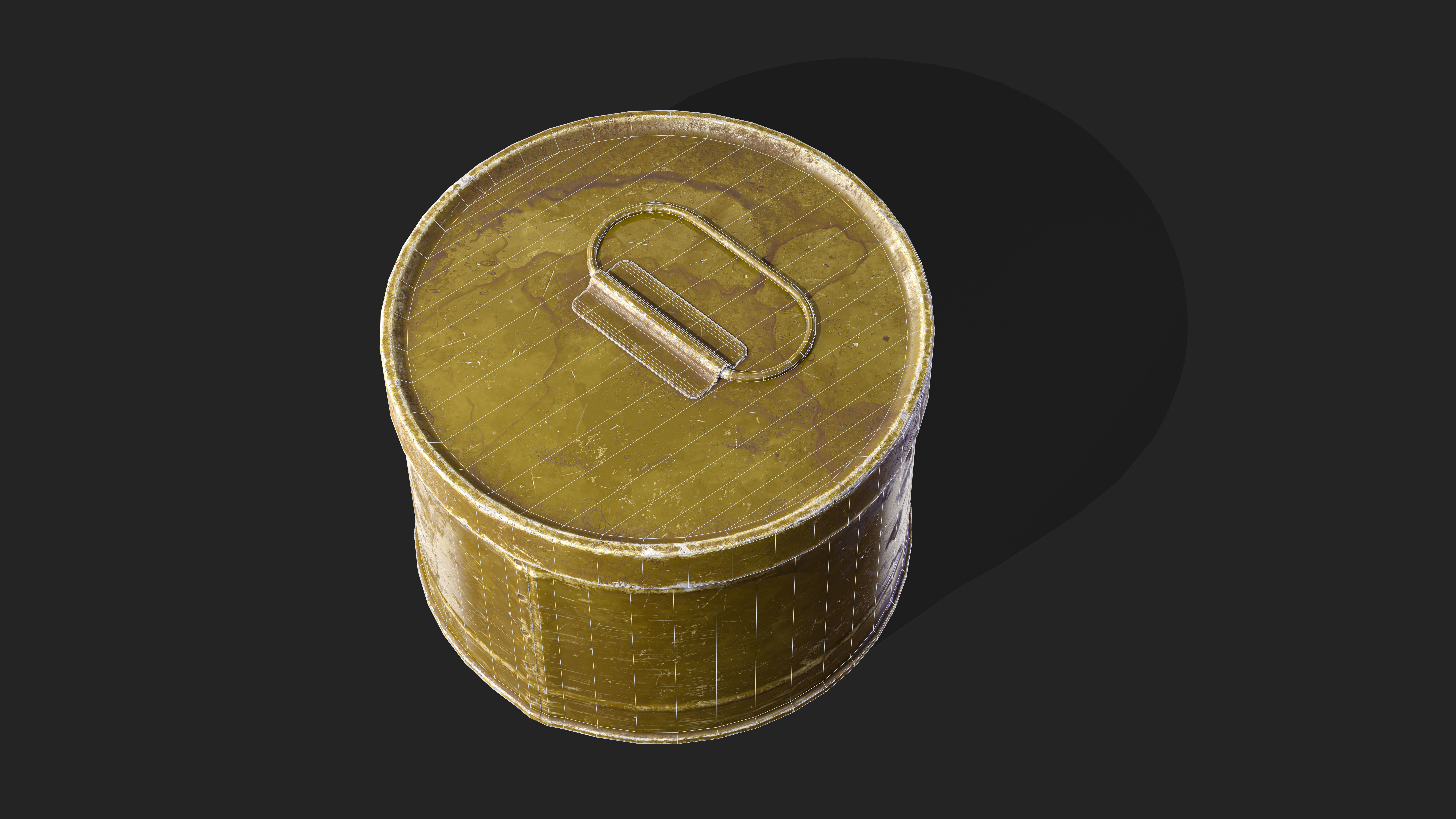 DM-11 Smoke Bomb Game ready PBR Low-poly 3D model_7