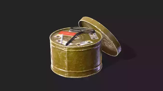 DM-11 Smoke Bomb Game ready PBR Low-poly 3D model DM-11 Smoke Bomb Game ready PBR Low-poly 3D model