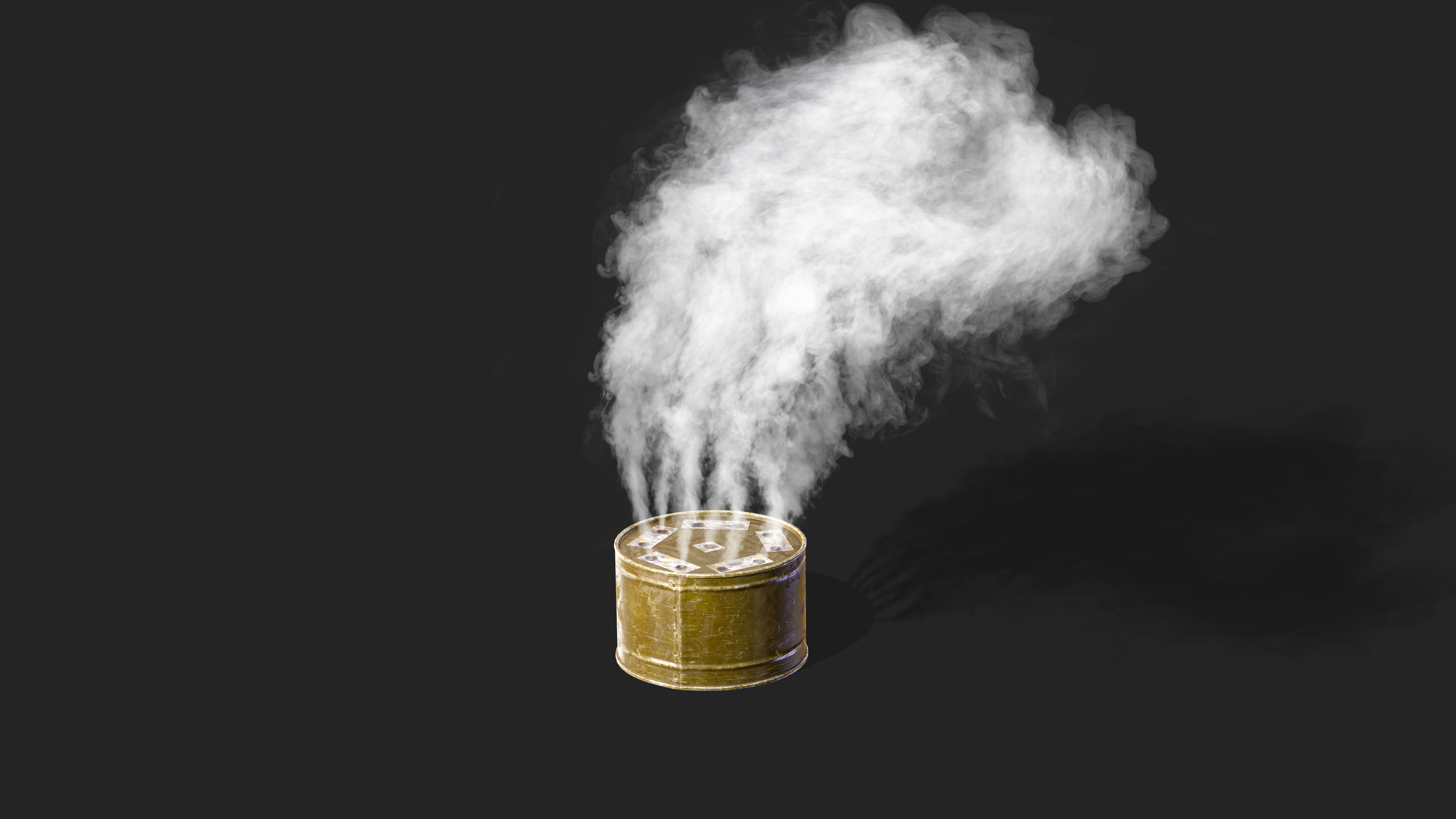 DM-11 Smoke Bomb Game ready PBR Low-poly 3D model_10