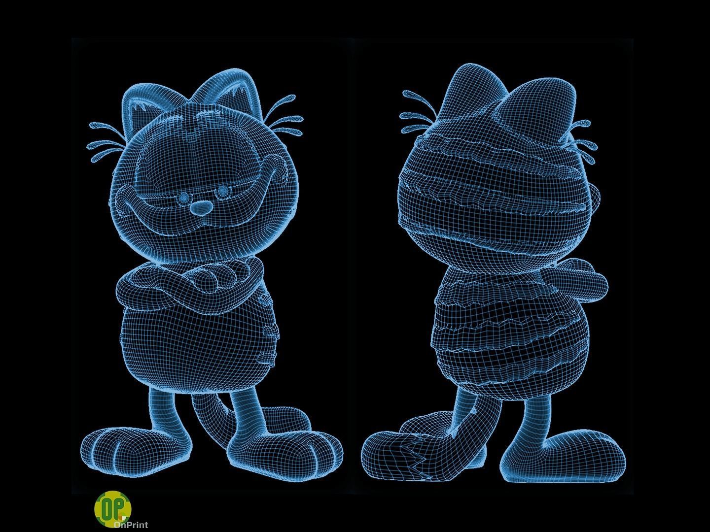 GARFIELD and ODIE - From the new Garfield the Movie - Printables 3D print model_5