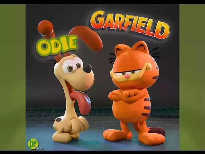GARFIELD and ODIE - From the new Garfield the Movie - Printables