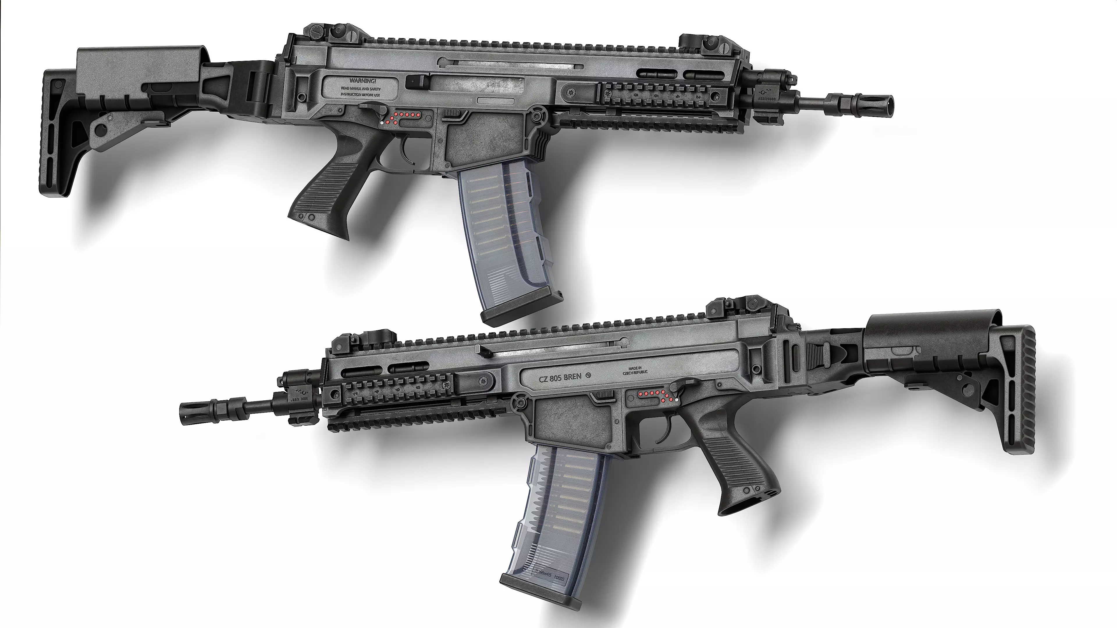 Bren CZ 805 A1 A2 Low-poly 3D model Low-poly 3D model_0