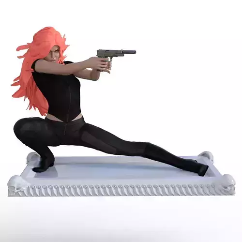 Amila Fighter Girl 2 3D print model