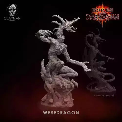 Weredragon 3D print model