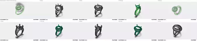 Women Rings 10 Elegant Designs Package