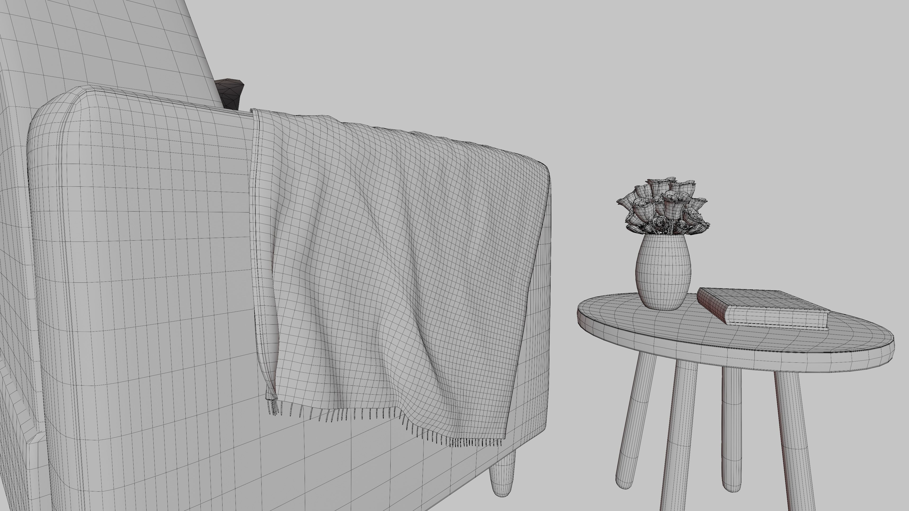 Interior design 3D model_7