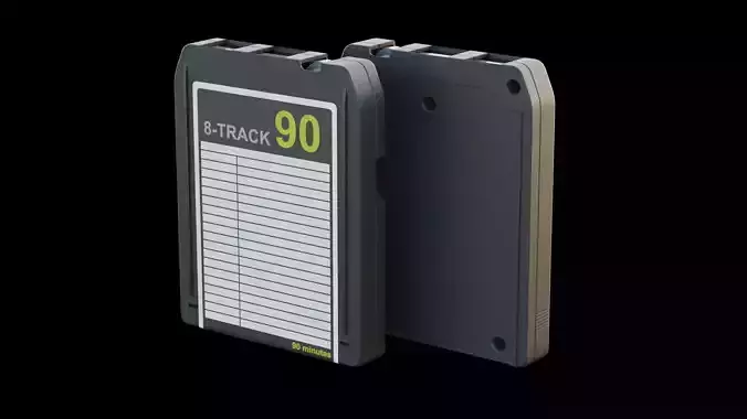8-Track Cartridge 3D model