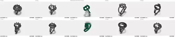 Women Rings 10 Elegant Designs Package