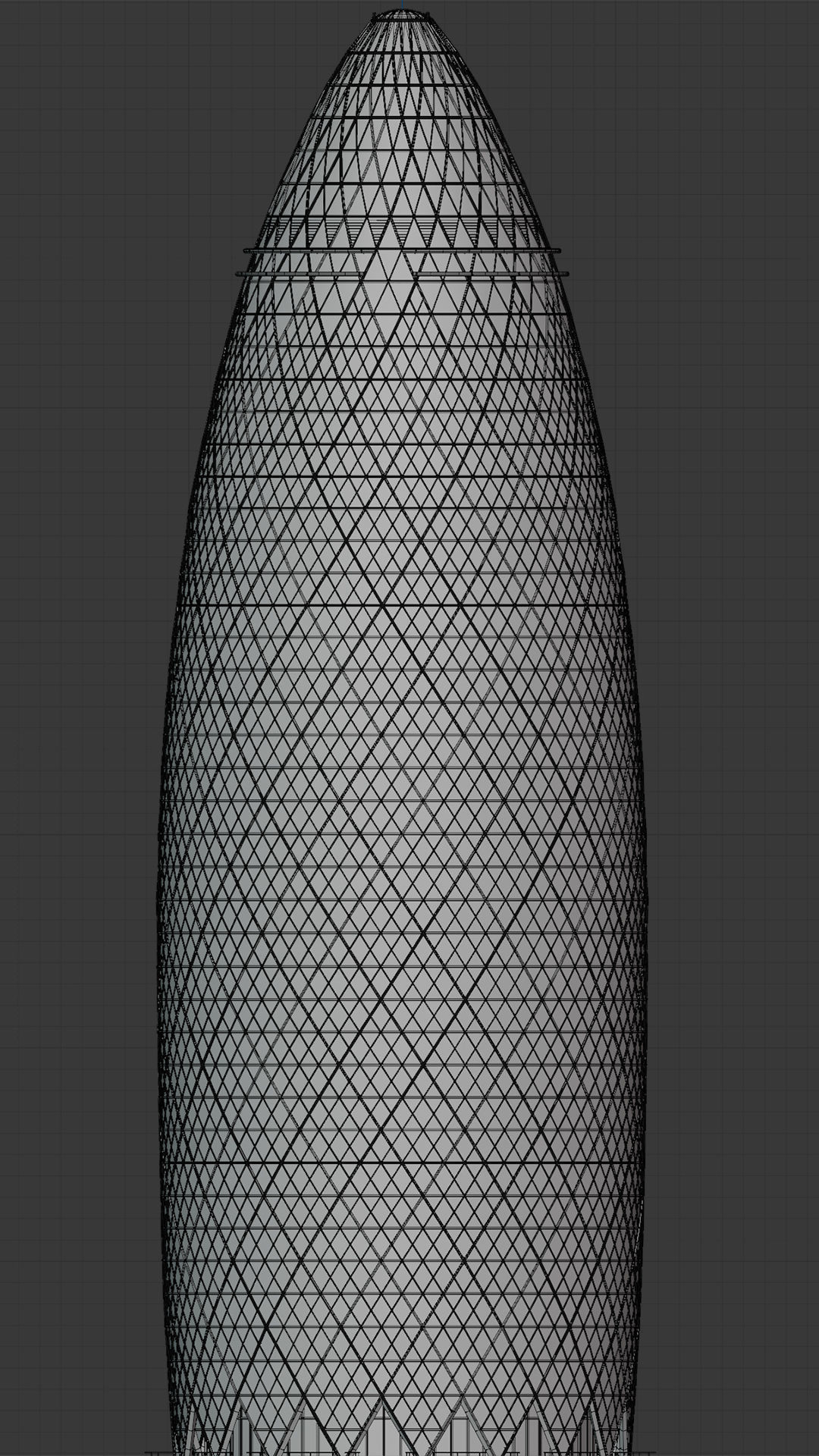 30 St Mary Axe - The Gherkin 3D model_6