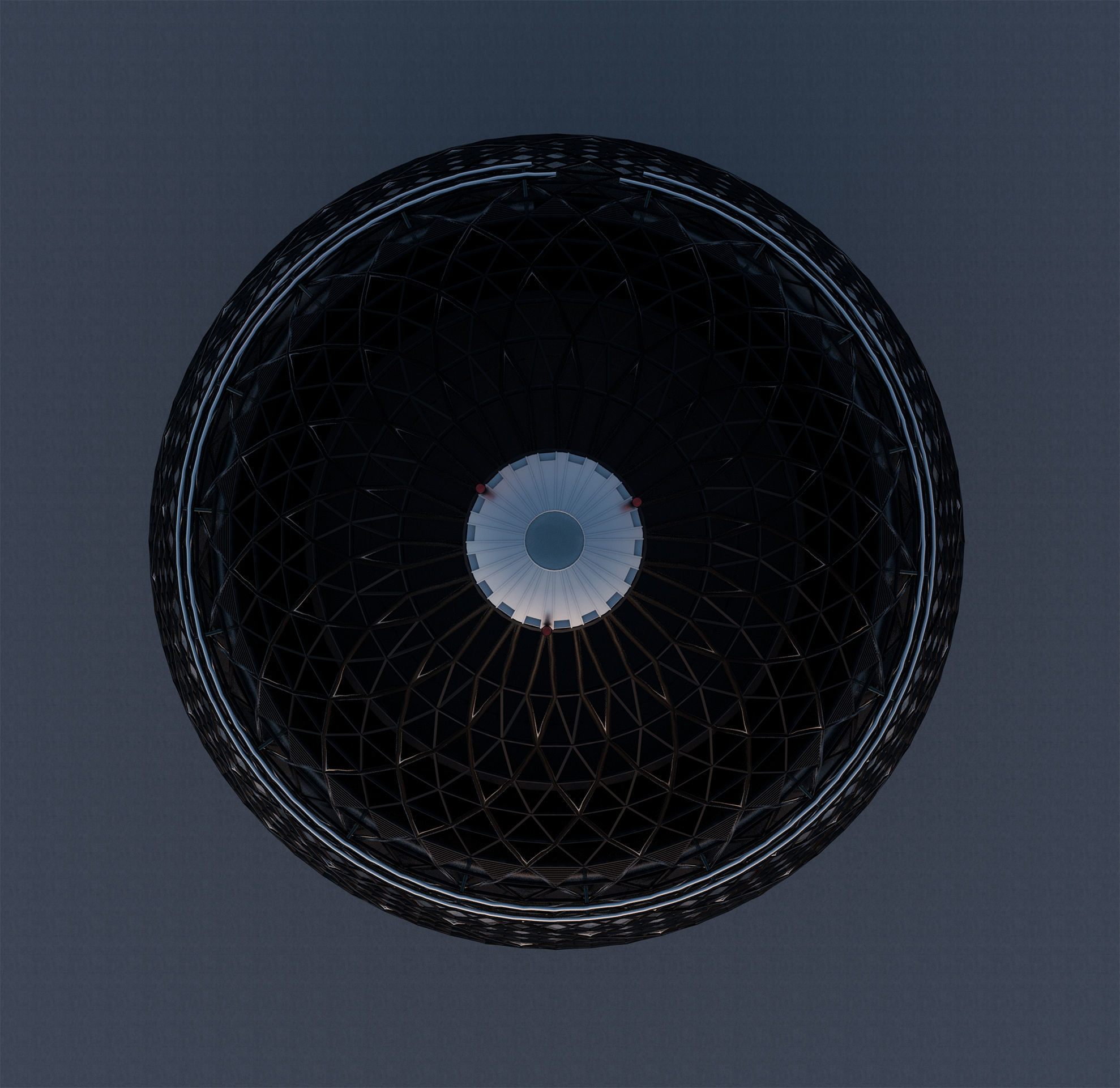 30 St Mary Axe - The Gherkin 3D model_3