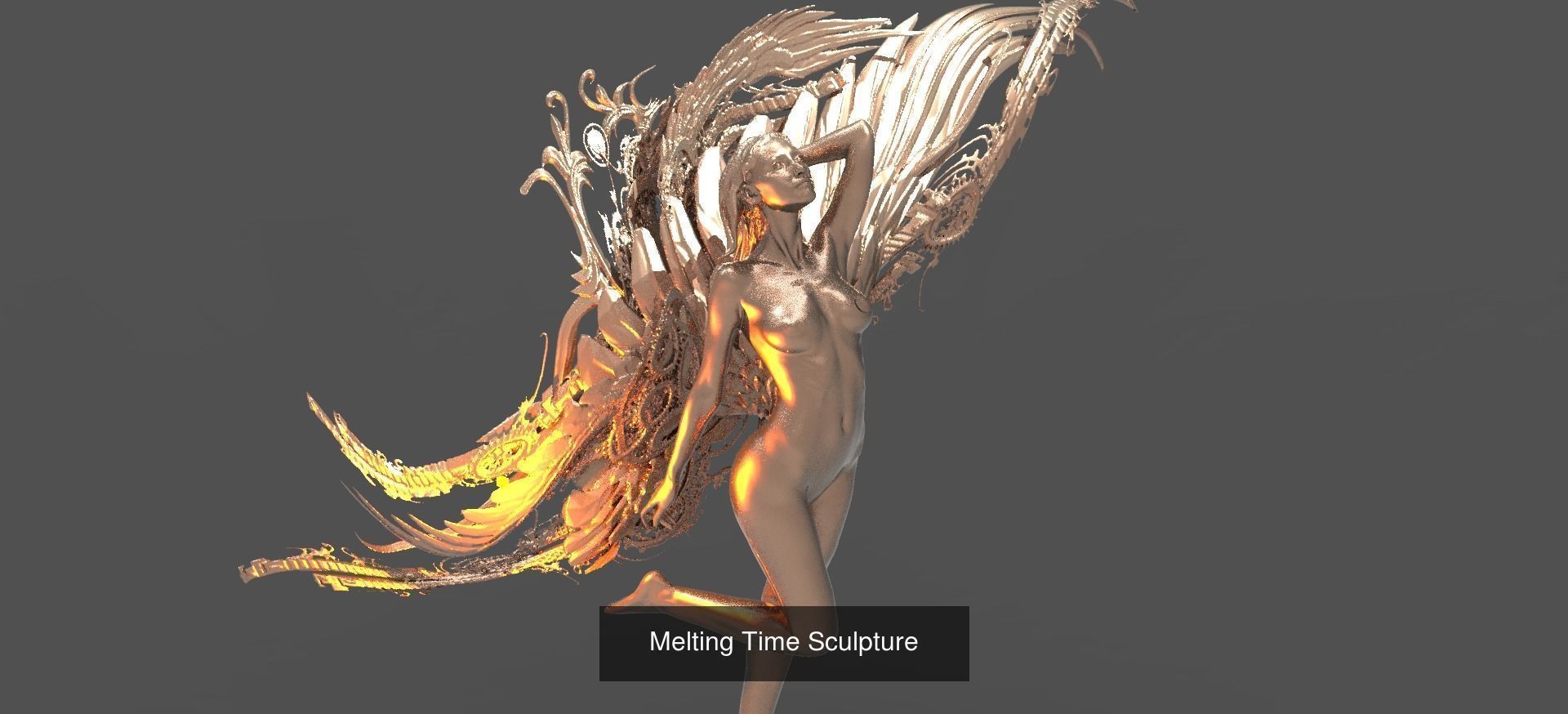 Gold faberge steampunk tower collection _7