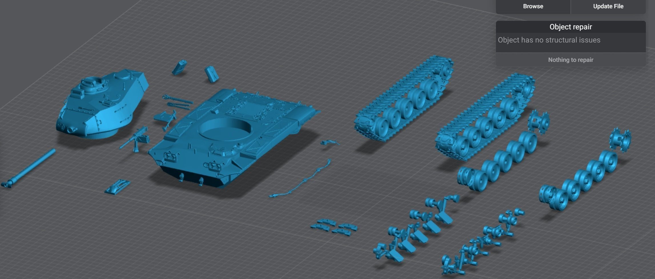 M41 Walker Bulldog Scale model 3D print model_5