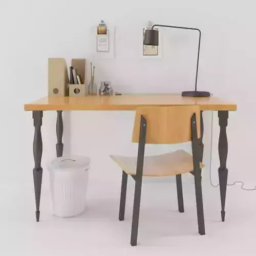 Nordic style desk