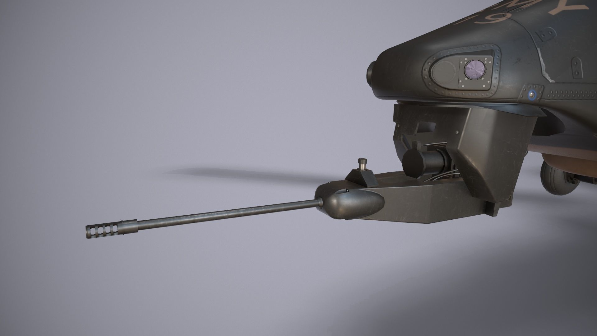  EC-665 Tiger ARH Australia Static Low-poly 3D model_13