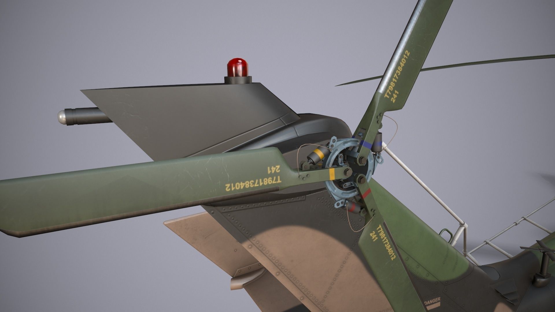  EC-665 Tiger ARH Australia Static Low-poly 3D model_15