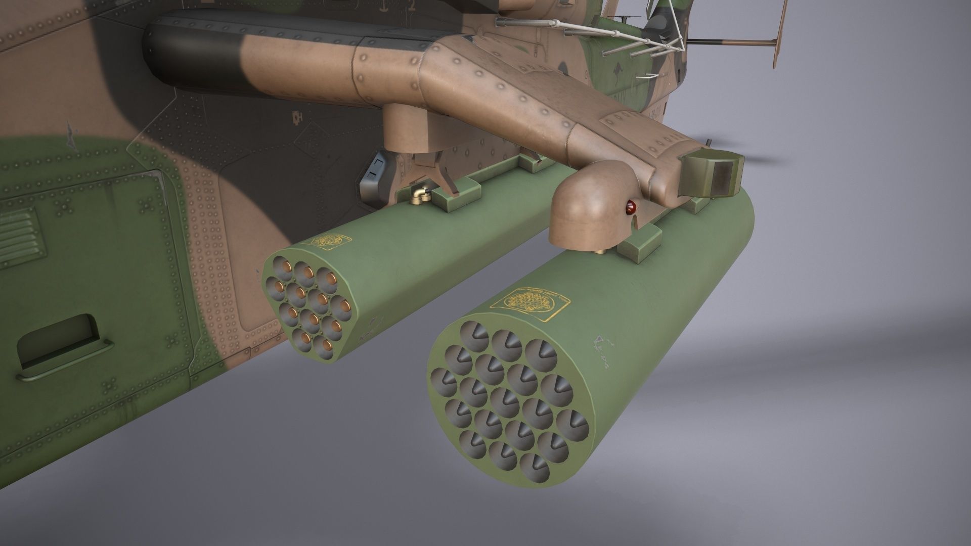  EC-665 Tiger ARH Australia Static Low-poly 3D model_22