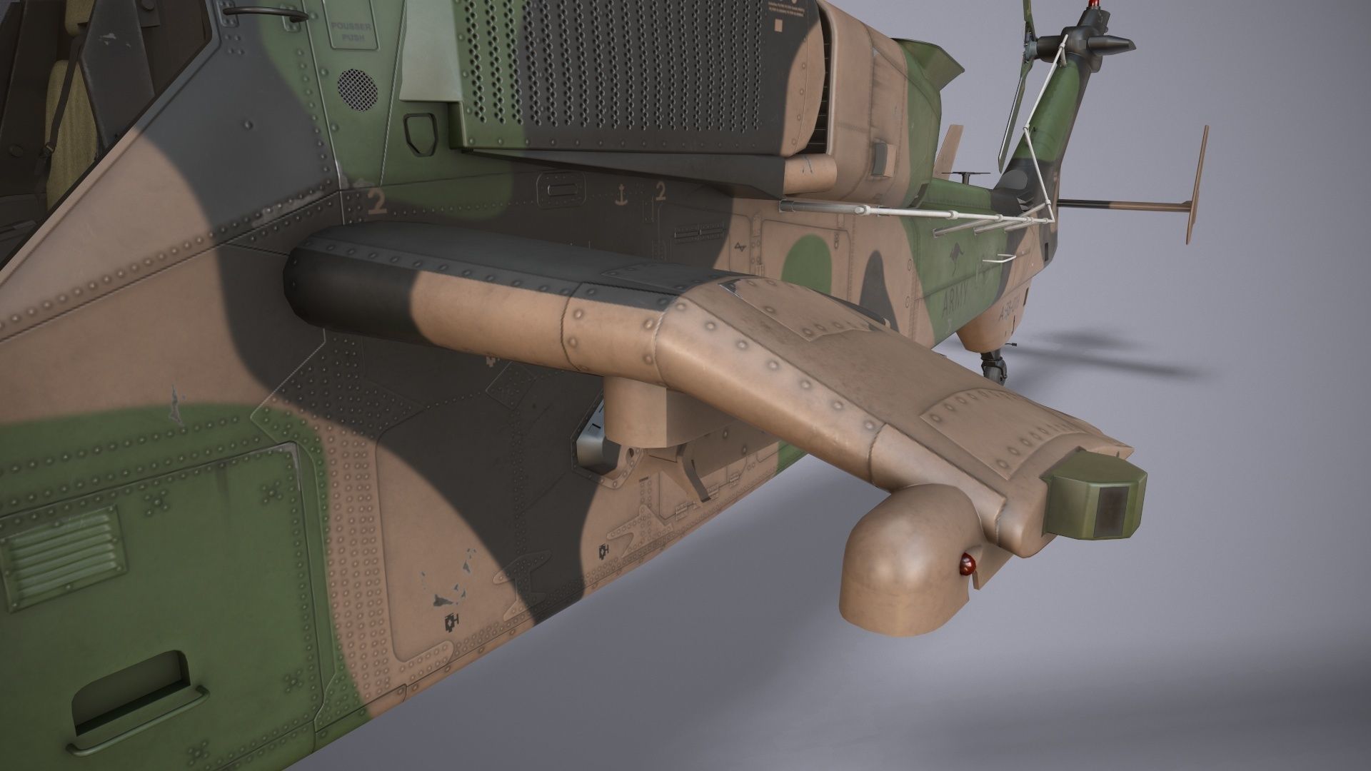  EC-665 Tiger ARH Australia Static Low-poly 3D model_11