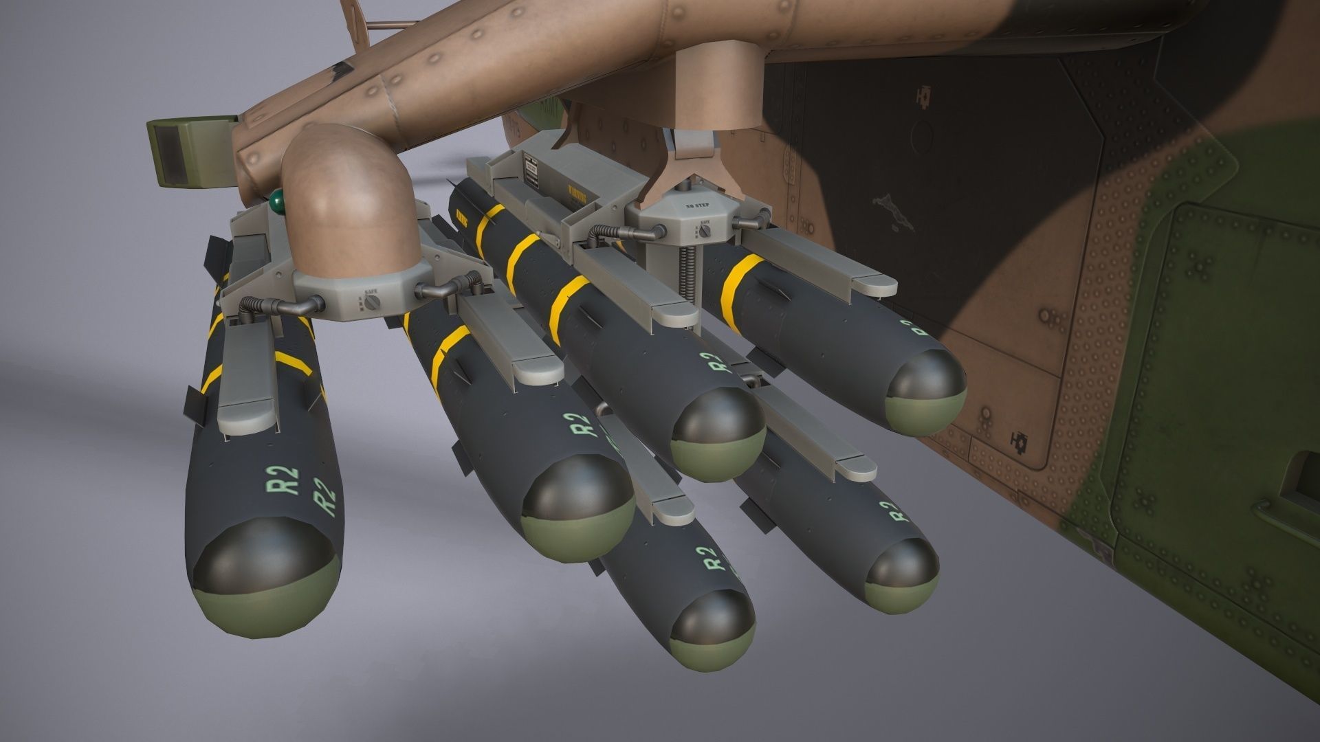  EC-665 Tiger ARH Australia Static Low-poly 3D model_26