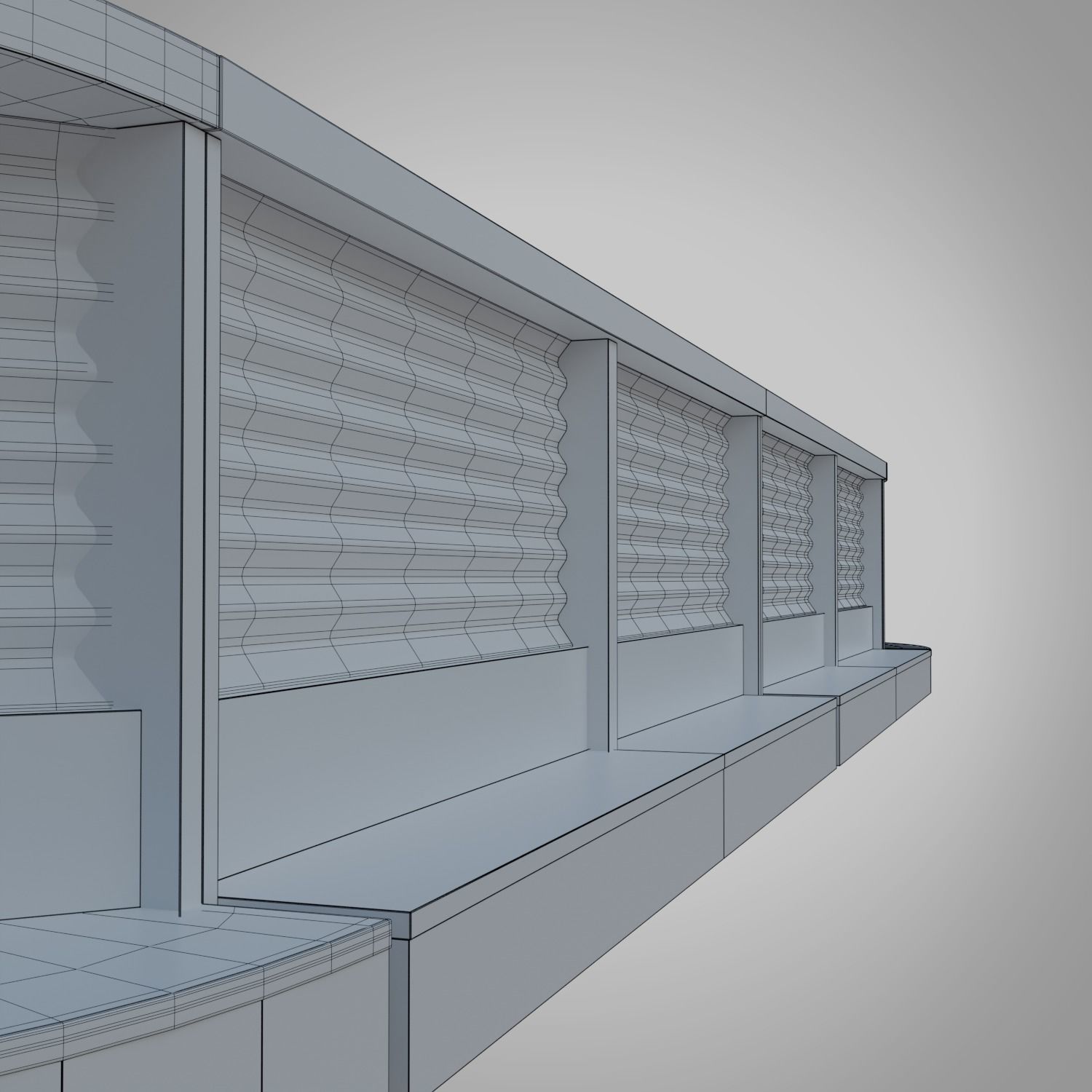 Bar table Low-poly 3D model_18