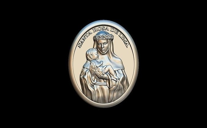 Saint Rose of Lime 3D print model