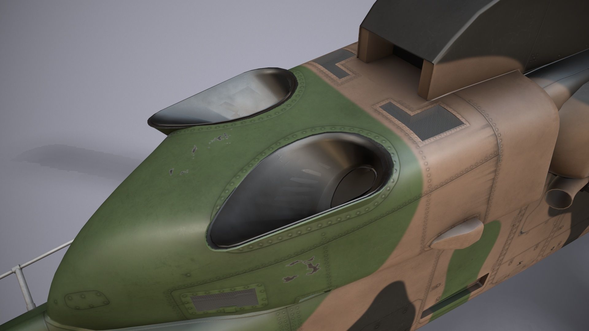  EC-665 Tiger ARH Australia Basic Animation Low-poly 3D model_16