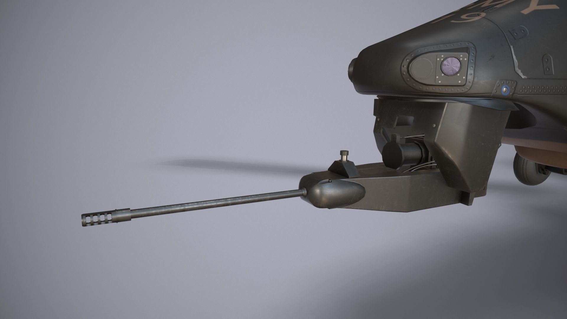  EC-665 Tiger ARH Australia Basic Animation Low-poly 3D model_13