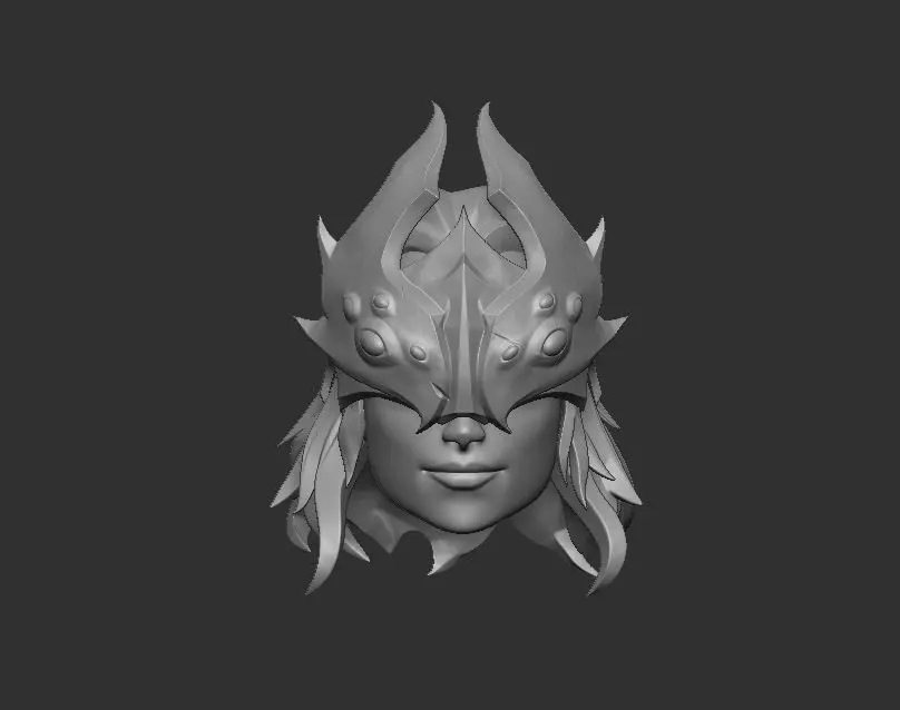 Arachne Headsculpt for Action Figures 3D print model_0