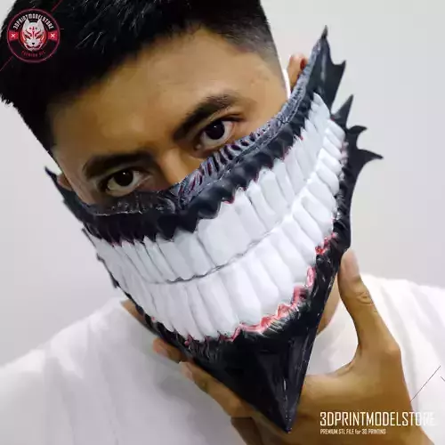 Dandadan Okarun Mask - Anime Cosplay Hollow Mask