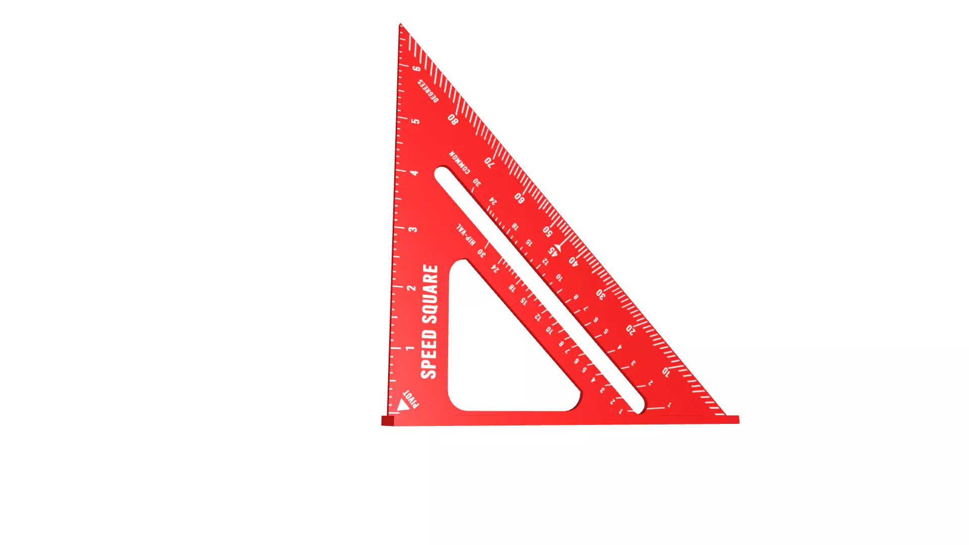 7 inch Speed Square Free 3D model