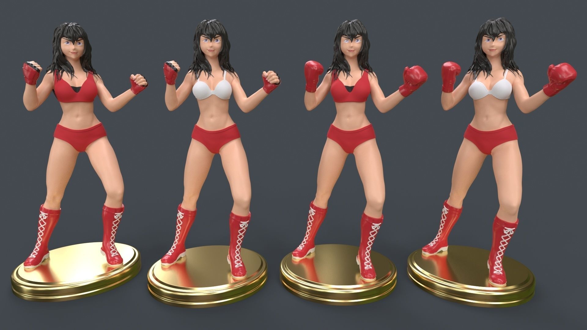 Anime WOMAN 3d printing - ULTIMATE PACK 3D Model Collection_44