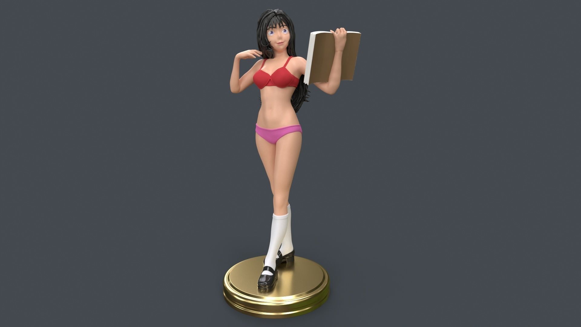 Anime WOMAN 3d printing - ULTIMATE PACK 3D Model Collection_115