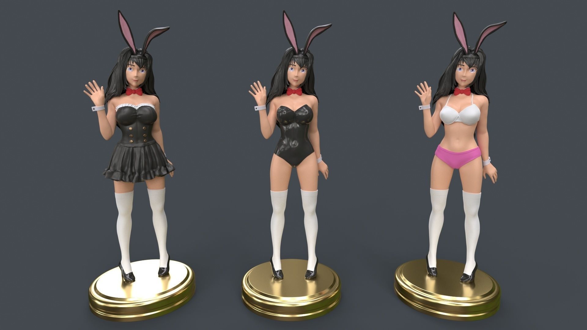 Anime WOMAN 3d printing - ULTIMATE PACK 3D Model Collection_40