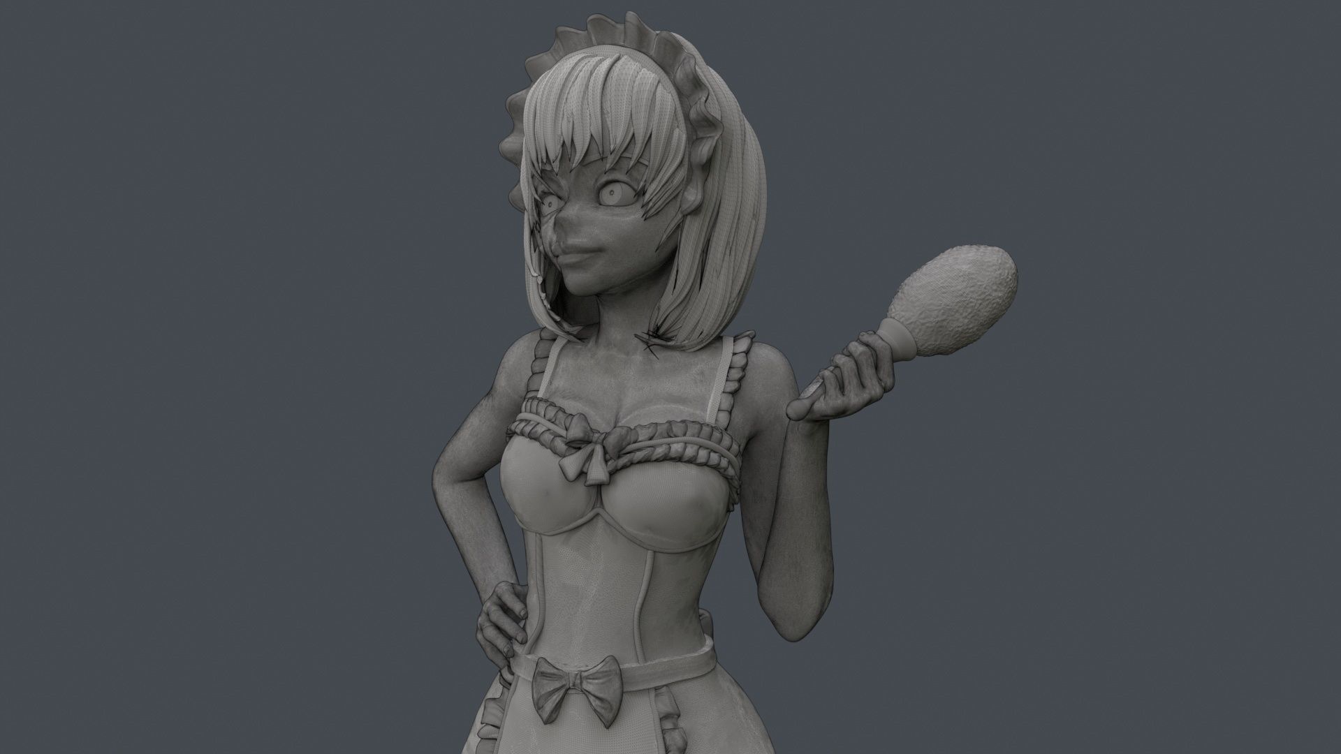 Anime WOMAN 3d printing - ULTIMATE PACK 3D Model Collection_129
