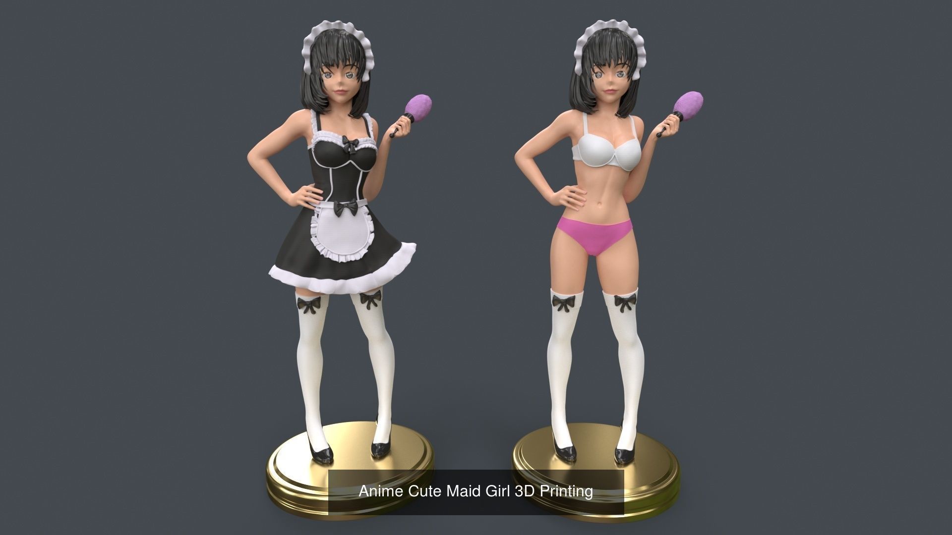 Anime WOMAN 3d printing - ULTIMATE PACK 3D Model Collection_27