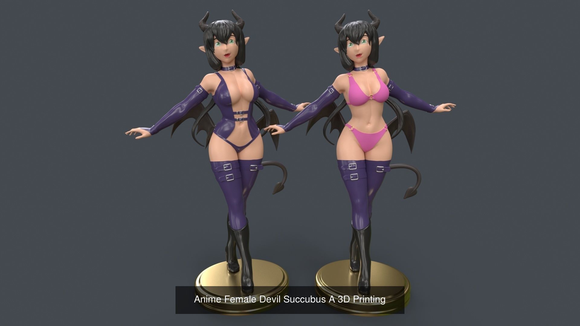 Anime WOMAN 3d printing - ULTIMATE PACK 3D Model Collection_30