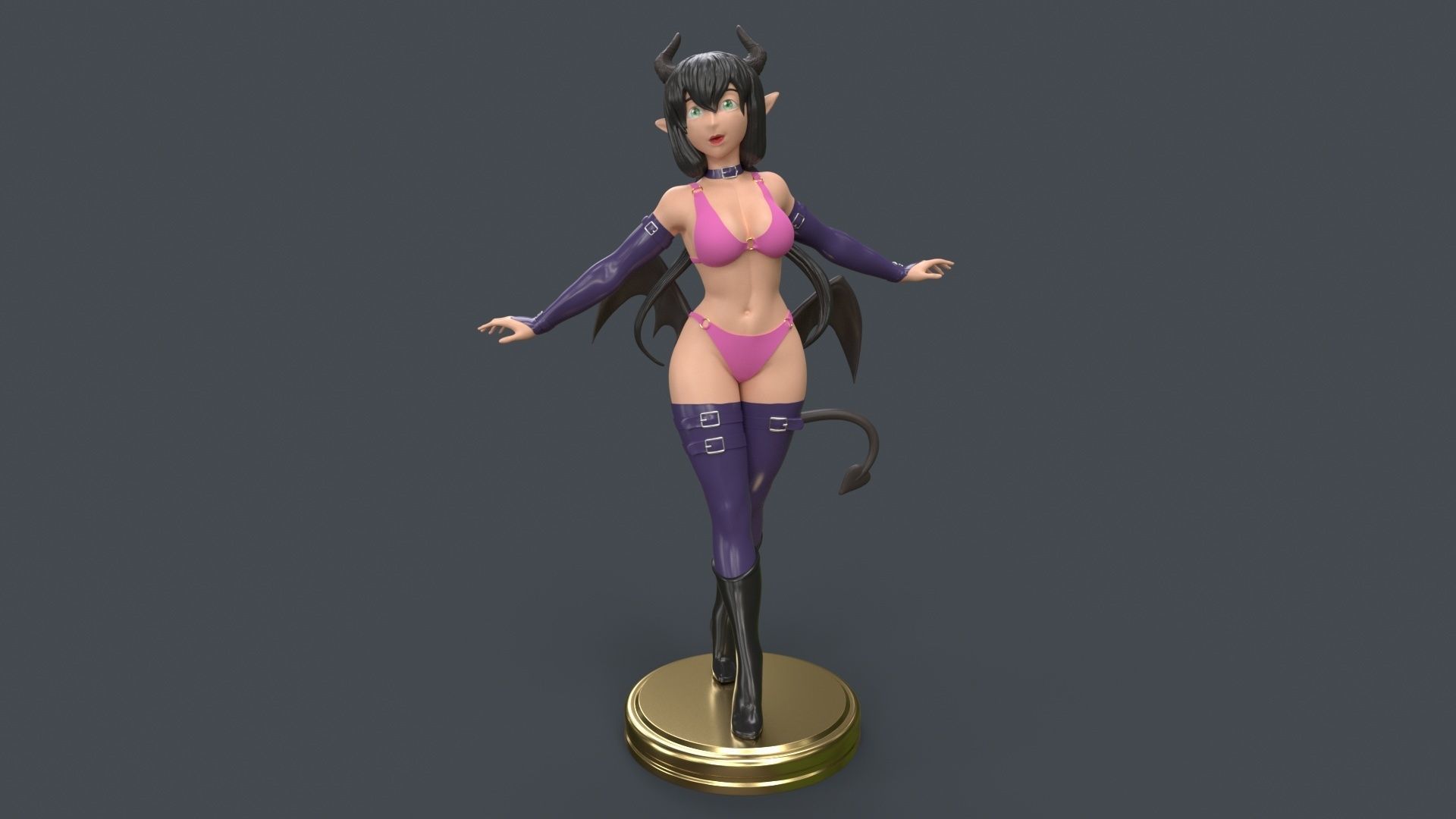 Anime WOMAN 3d printing - ULTIMATE PACK 3D Model Collection_99