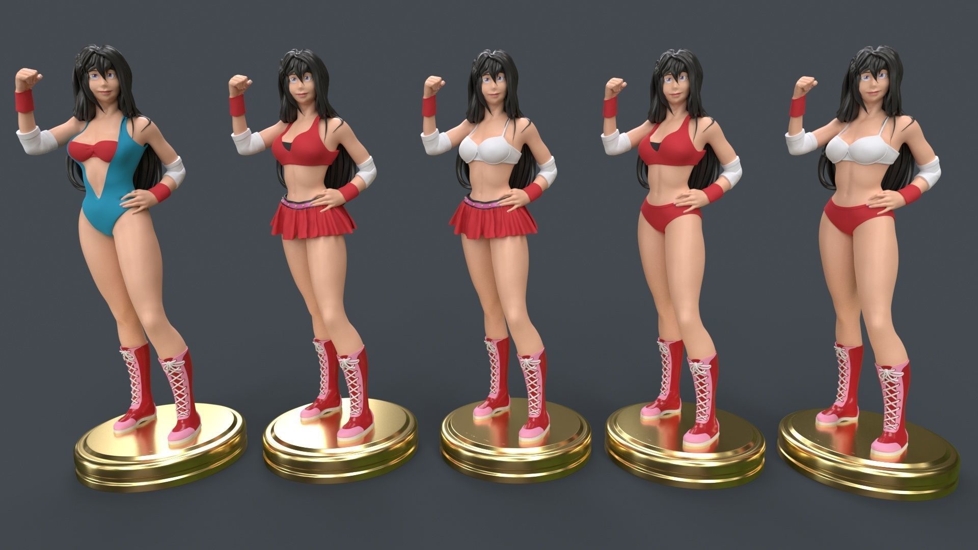 Anime WOMAN 3d printing - ULTIMATE PACK 3D Model Collection_45