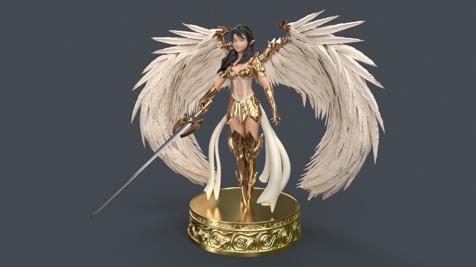 Anime WOMAN 3d printing - ULTIMATE PACK 3D Model Collection_47