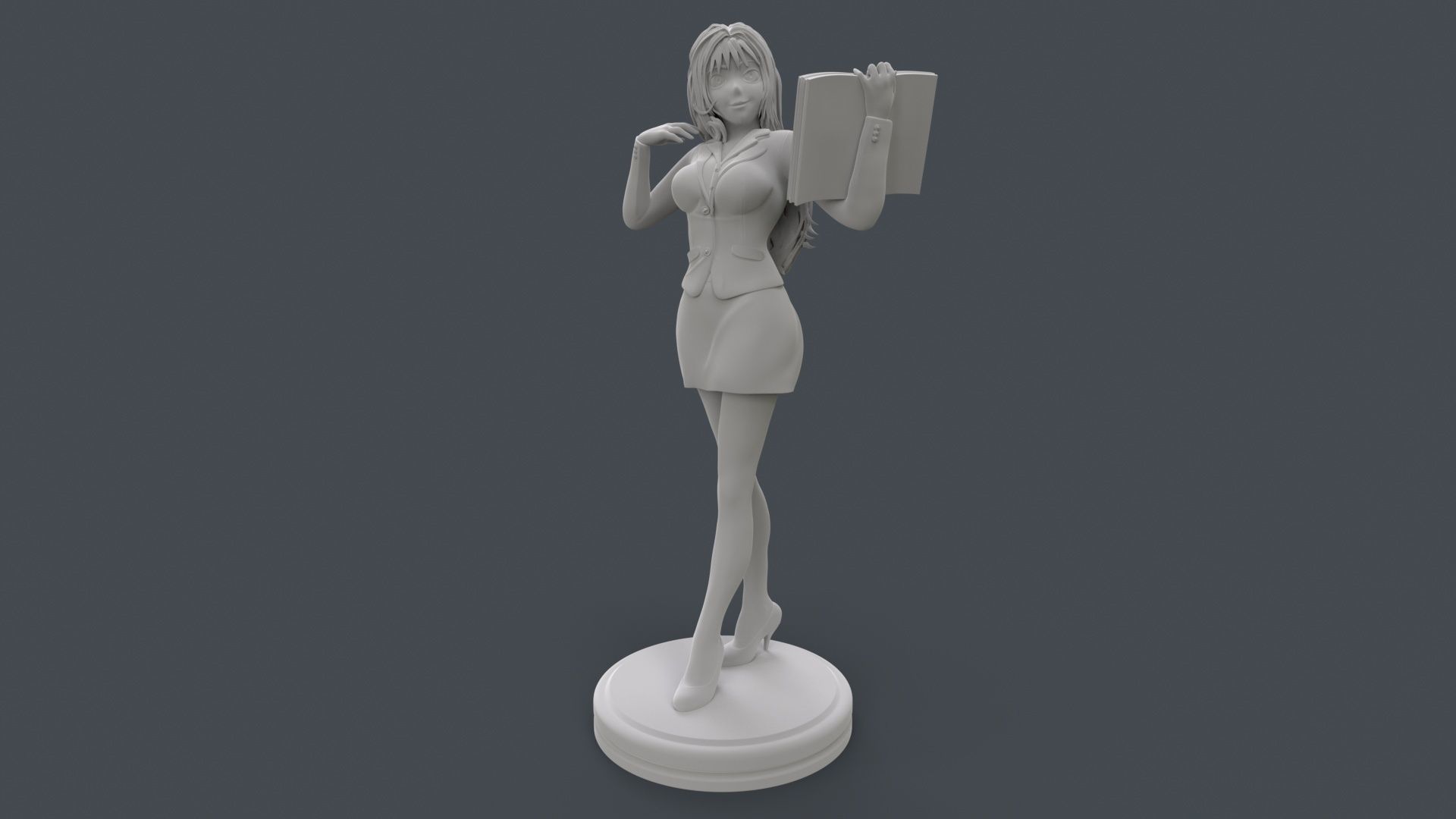 Anime WOMAN 3d printing - ULTIMATE PACK 3D Model Collection_118