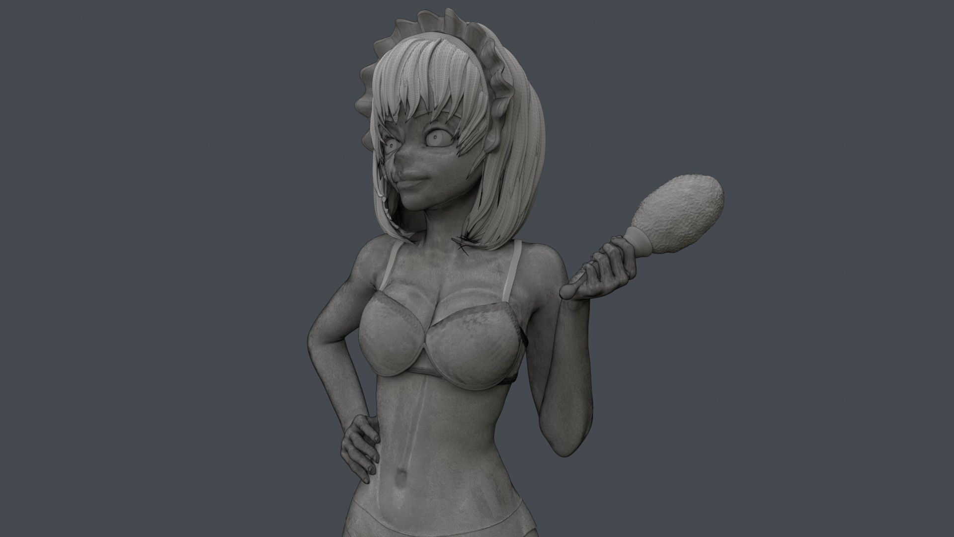 Anime WOMAN 3d printing - ULTIMATE PACK 3D Model Collection_130