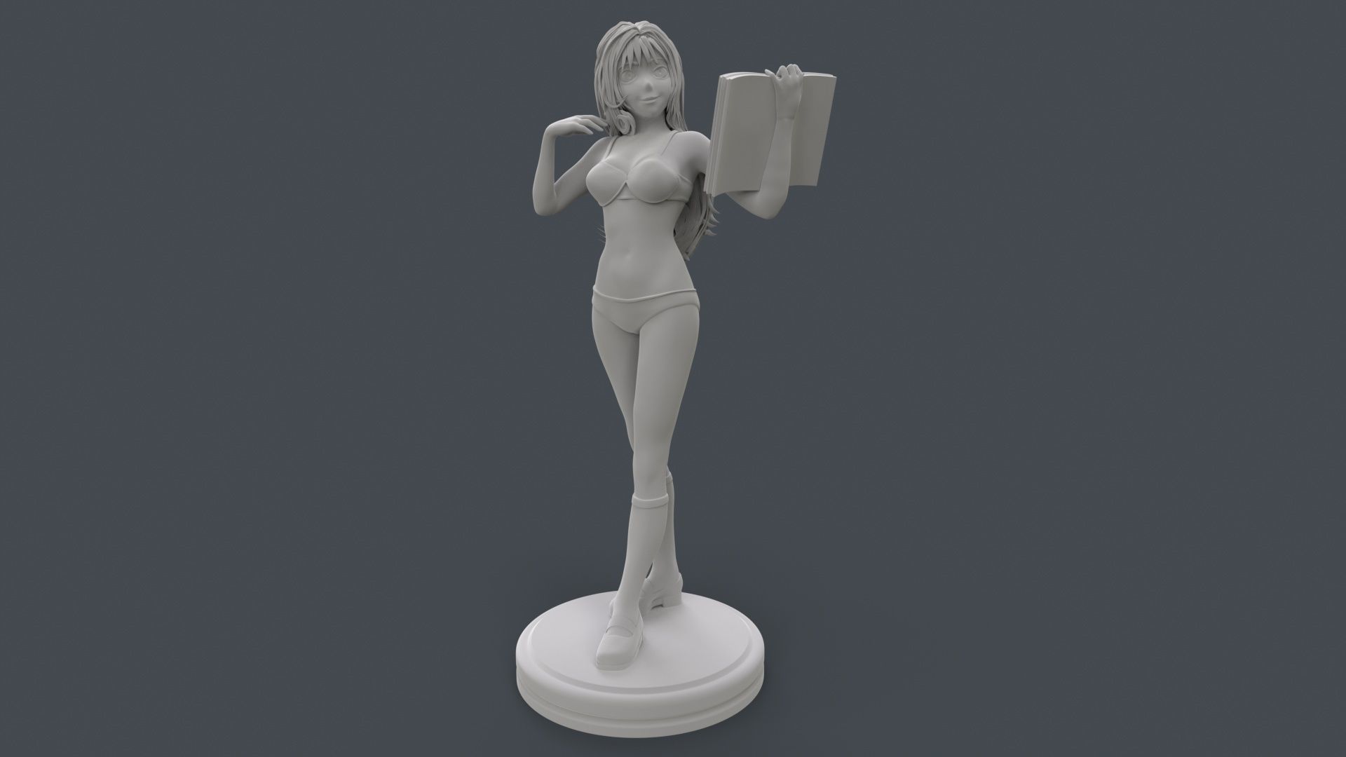 Anime WOMAN 3d printing - ULTIMATE PACK 3D Model Collection_116