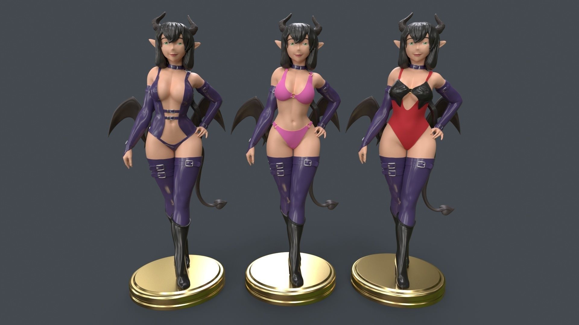 Anime WOMAN 3d printing - ULTIMATE PACK 3D Model Collection_39