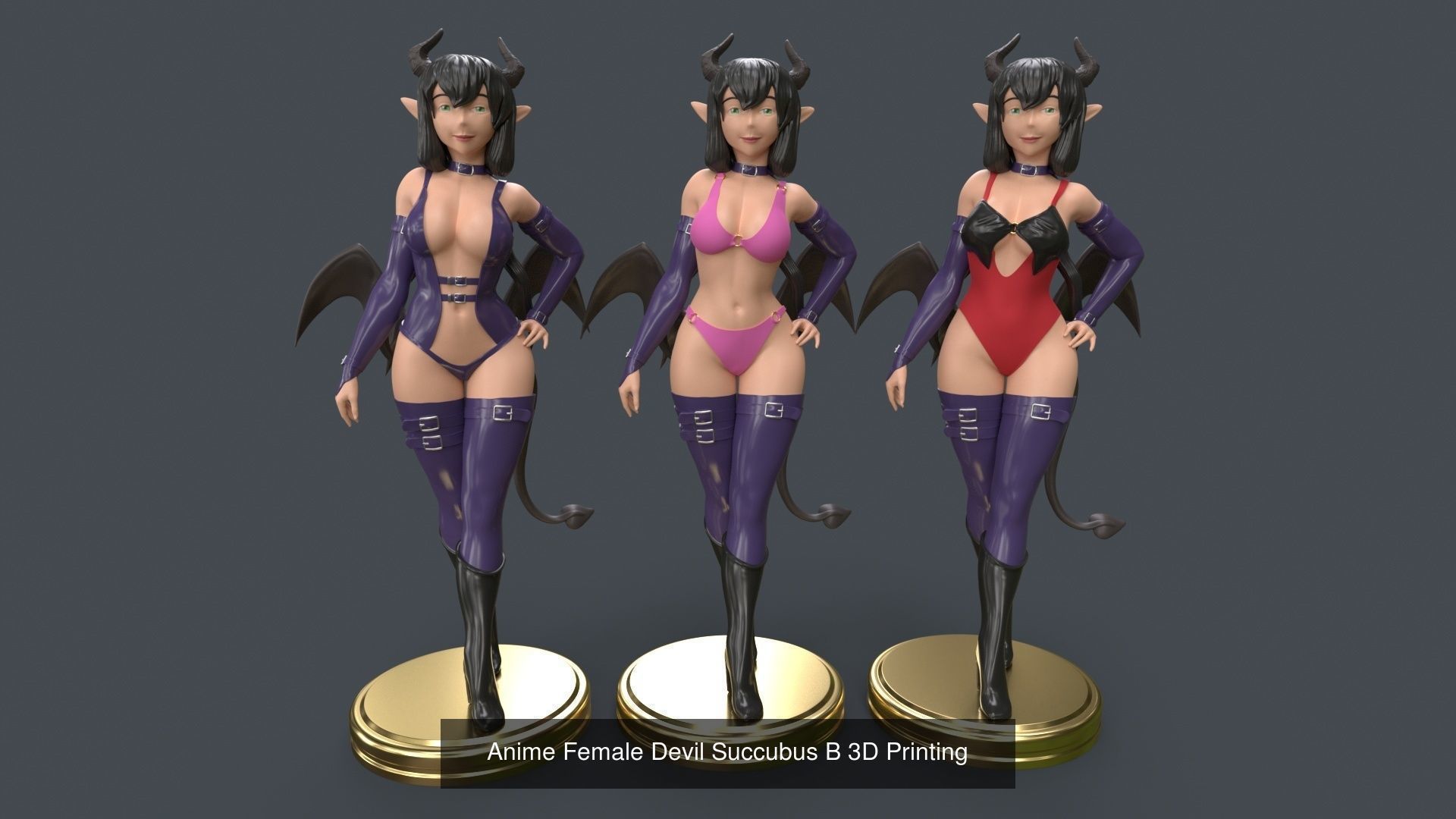 Anime WOMAN 3d printing - ULTIMATE PACK 3D Model Collection_31