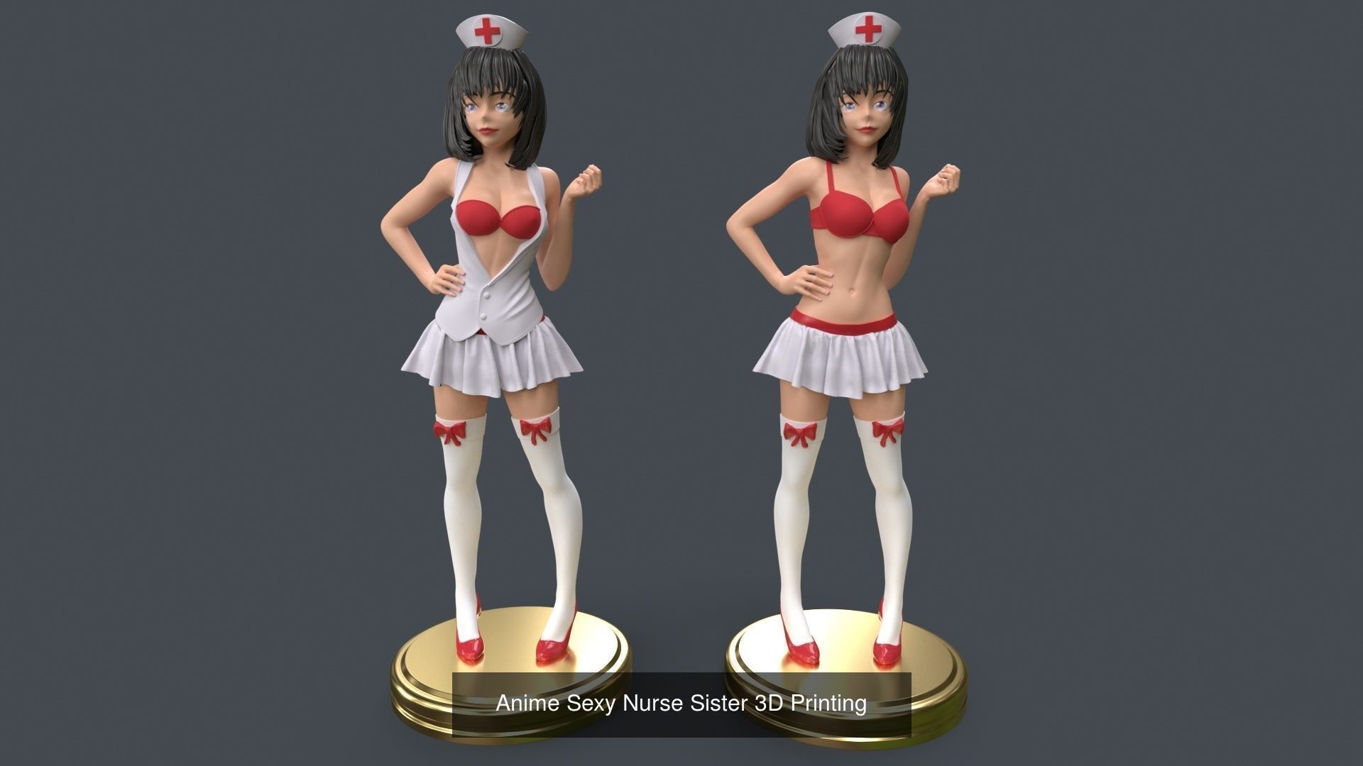 Anime WOMAN 3d printing - ULTIMATE PACK 3D Model Collection_28
