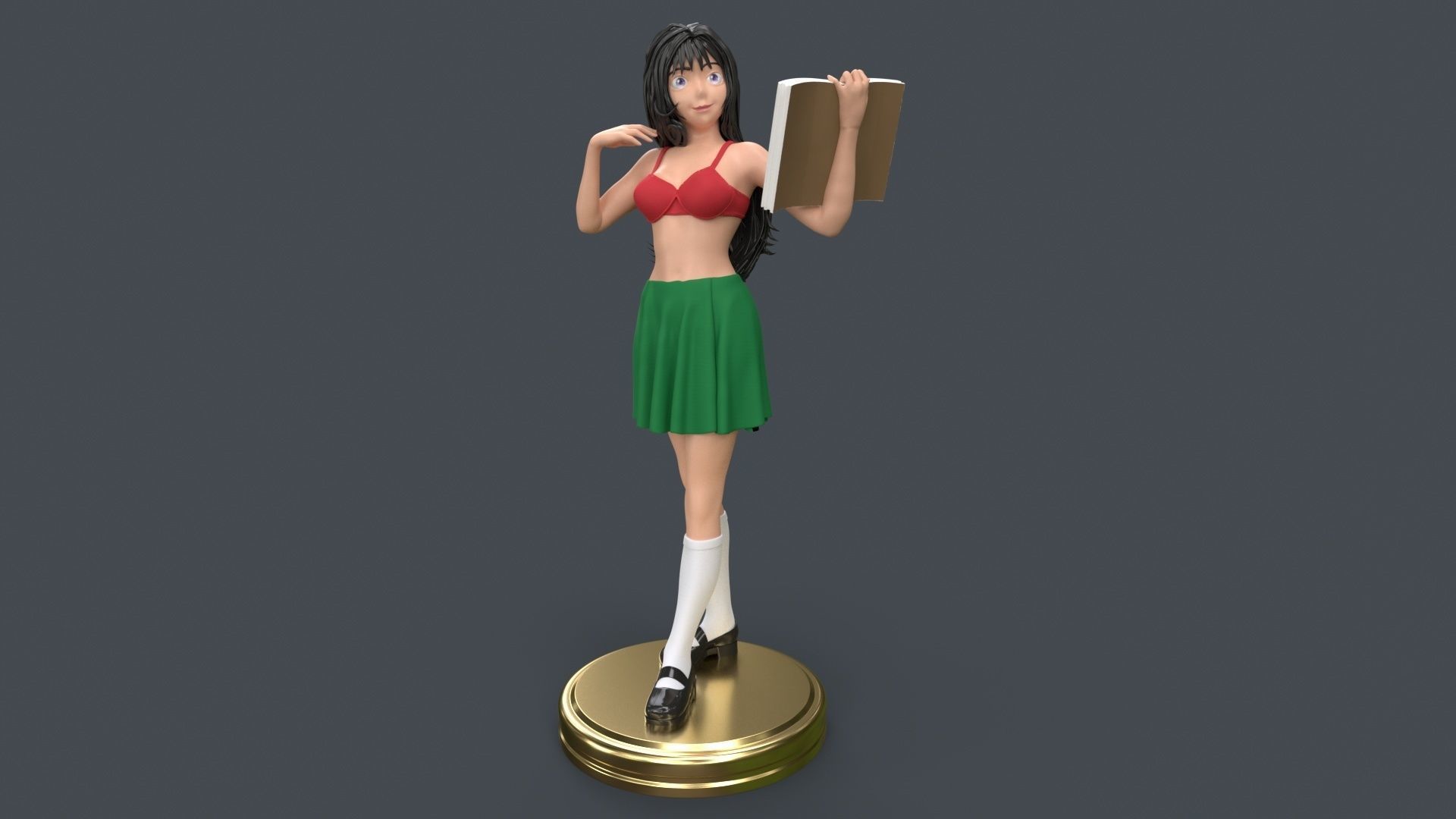 Anime WOMAN 3d printing - ULTIMATE PACK 3D Model Collection_113